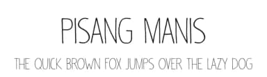 Pisang Manis by Hanoded — Script Handwritten Font — thumbnail 1