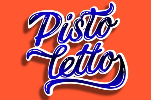Pistoletto Font by Etewut — Script Handwritten Font