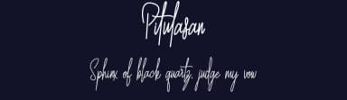 Pitulasan by Ishmael Studio — Script Handwritten Font — thumbnail 2