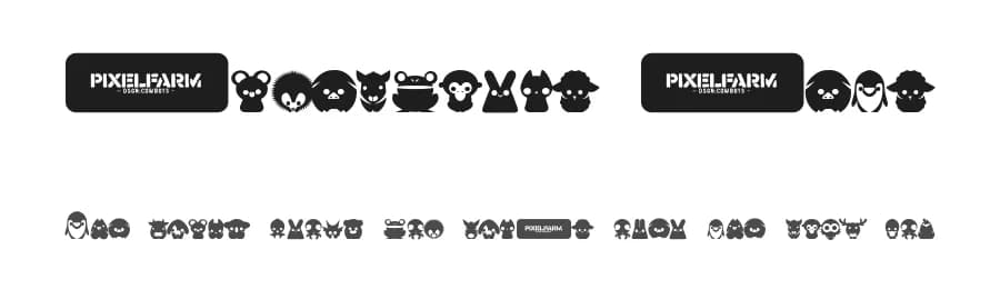 Pixelfarms Pets by Pixelfarm — Dingbats Font
