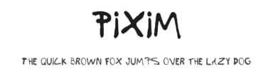 Pixim by Yan Amorim — Script Handwritten Font — thumbnail 1
