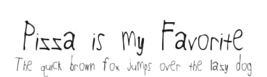 Pizza is my Favorite by Kimberly Geswein — Script Handwritten Font — thumbnail 1