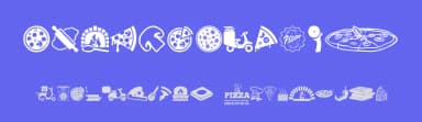 Pizza by Woodcutter — Dingbats Font — thumbnail 3