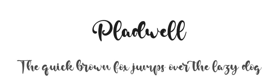 Pladwell by Staircase Studio — Script Handwritten Font
