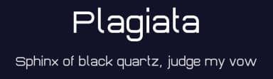 Plagiata by Dag@bert — Sans Serif Font — thumbnail 2