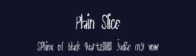Plain Slice by Xerographer Fonts — Script Handwritten Font — thumbnail 2