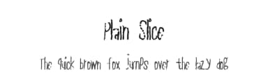 Plain Slice by Xerographer Fonts — Script Handwritten Font — thumbnail 1