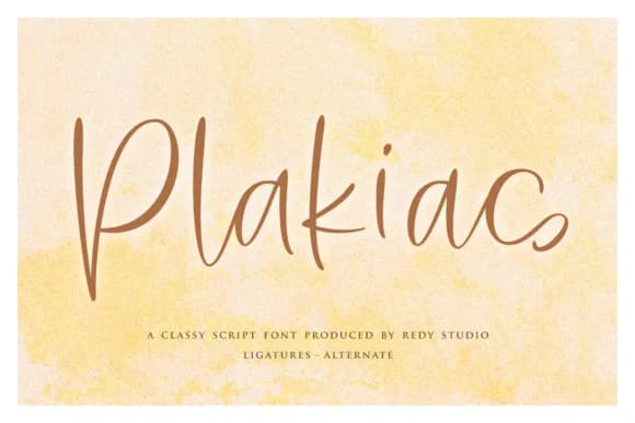 Plakias Font by RedyStudio — Script Handwritten Font — preview 1