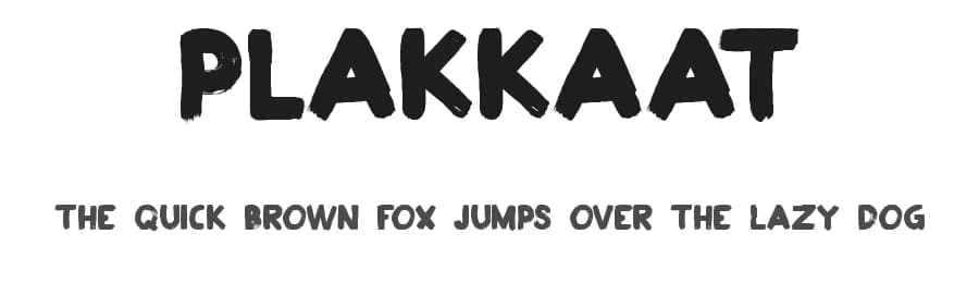 Plakkaat by Hanoded — Script Handwritten Font