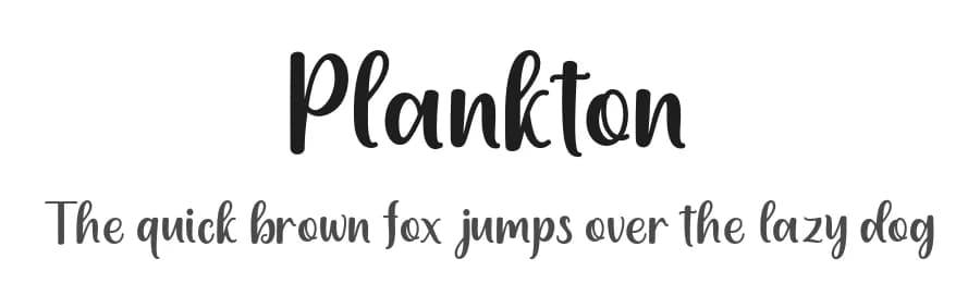 Plankton by Amarlettering - Takiy — Script Handwritten Font