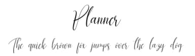Planner by Scratchones — Script Handwritten Font — thumbnail 1