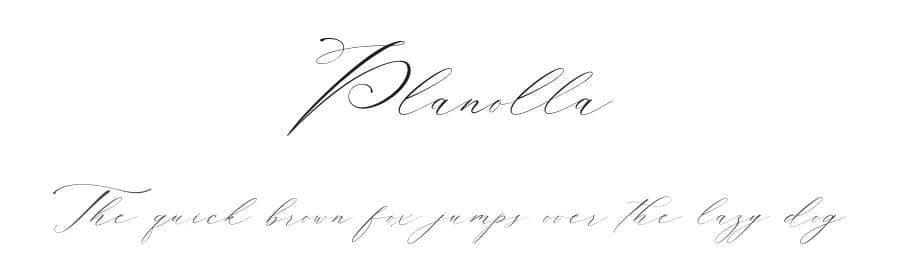 Planolla by Ef Studio — Script Handwritten Font