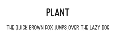 Plant by Fadlilah Studio — Sans Serif Font — thumbnail 1