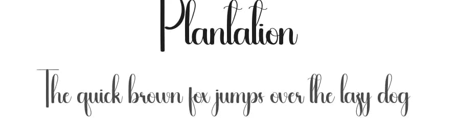 Plantation by Andi Moz — Script Handwritten Font