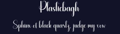Plasticbagh by Andi Moz — Script Handwritten Font — thumbnail 2