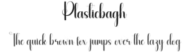 Plasticbagh by Andi Moz — Script Handwritten Font — thumbnail 1