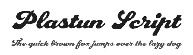 Plastun Script by Edignwn Type — Script Handwritten Font