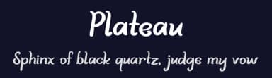Plateau by Pinisiart — Script Handwritten Font — thumbnail 2