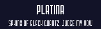 Platina by HastaType — Sans Serif Font — thumbnail 2