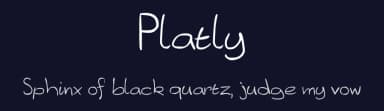 Platly by Bud White — Script Handwritten Font — thumbnail 2