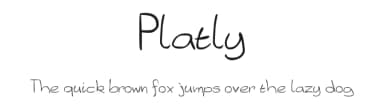 Platly by Bud White — Script Handwritten Font — thumbnail 1