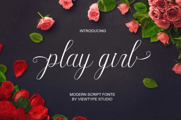 Play Girl Font by Viewtype — Script Handwritten Font — preview 1