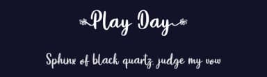 Play Day by Typhoon Type - Suthi Srisopha — Script Handwritten Font — thumbnail 2