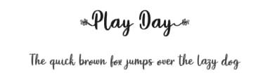 Play Day by Typhoon Type - Suthi Srisopha — Script Handwritten Font — thumbnail 1