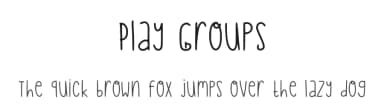 Play Groups by Aisyah — Script Handwritten Font — thumbnail 1