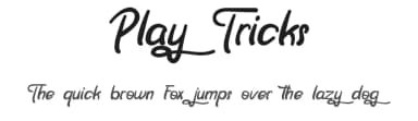 Play Tricks by RaisProject — Script Handwritten Font — thumbnail 1