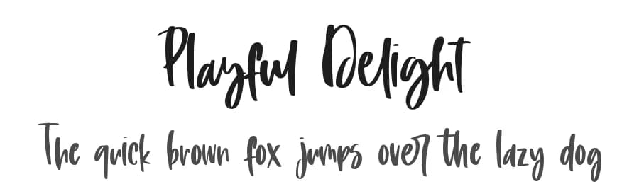 Playful Delight by DM Letter Studio - Dimas Prasetyo — Script Handwritten Font