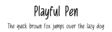 Playful Pen by Designaja Studio — Script Handwritten Font — thumbnail 1