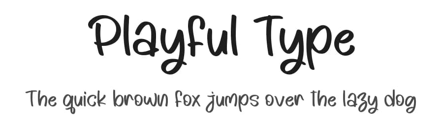 Playful Type by Letterafa Studio — Script Handwritten Font