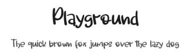 Playground by Erik Studio — Script Handwritten Font — thumbnail 1