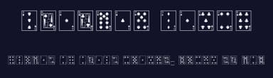Playing Cards — Dingbats Font — thumbnail 2