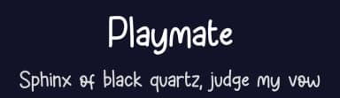Playmate by Letterafa Studio — Script Handwritten Font — thumbnail 2