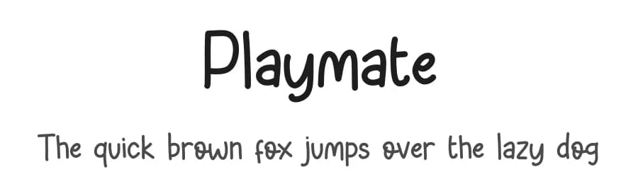 Playmate by Letterafa Studio — Script Handwritten Font