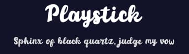 Playstick by !bey Design — Script Handwritten Font — thumbnail 2
