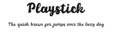 Playstick by !bey Design — Script Handwritten Font — thumbnail 1
