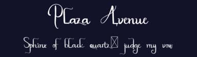 Plaza Avenue by Edric Studio — Script Handwritten Font — thumbnail 2