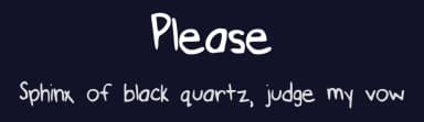 Please by Kennadie Woods — Script Handwritten Font — thumbnail 2