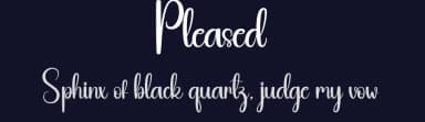 Pleased by Andi Moz — Script Handwritten Font — thumbnail 2