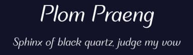 Plom Praeng by Jipatype — Sans Serif Font — thumbnail 2