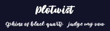 Plotwist by Maulana Creative — Script Handwritten Font — thumbnail 2
