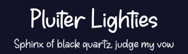 Pluiter Lighties by Perspectype Studio - Letterena.com — Script Handwritten Font — thumbnail 2