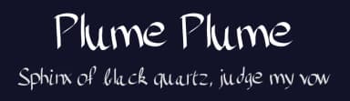 Plume Plume by Gaelleing — Script Handwritten Font — thumbnail 2