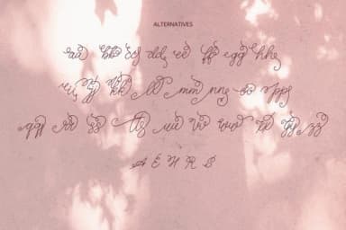 Plumeria Font by Masha Artifex — Script Handwritten Font — thumbnail 9