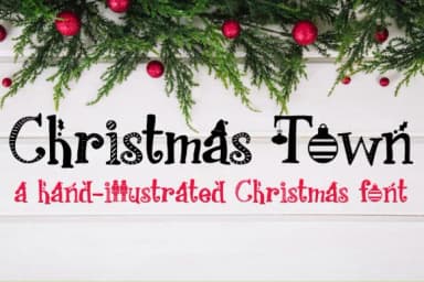 PN Christmas Town Font by Illustration Ink — Script Handwritten Font — thumbnail 1