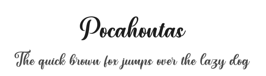 Pocahontas by Andrimada Creative — Script Handwritten Font