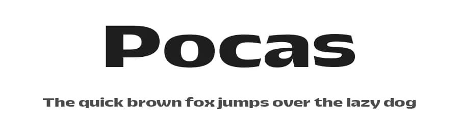 Pocas by Eko Bimantara — Sans Serif Font